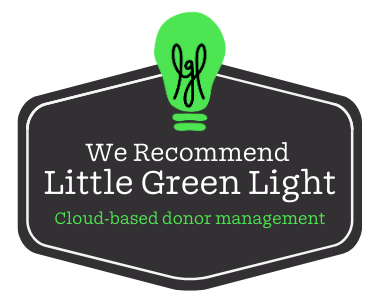We use Little Green Light for donor management