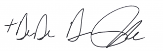 Bishop Duncan-Probe's signature 